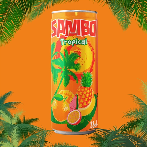 Sambo Tropical canette de jus de fruit