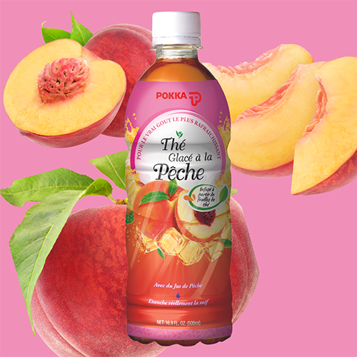 Thé Pokka pêche