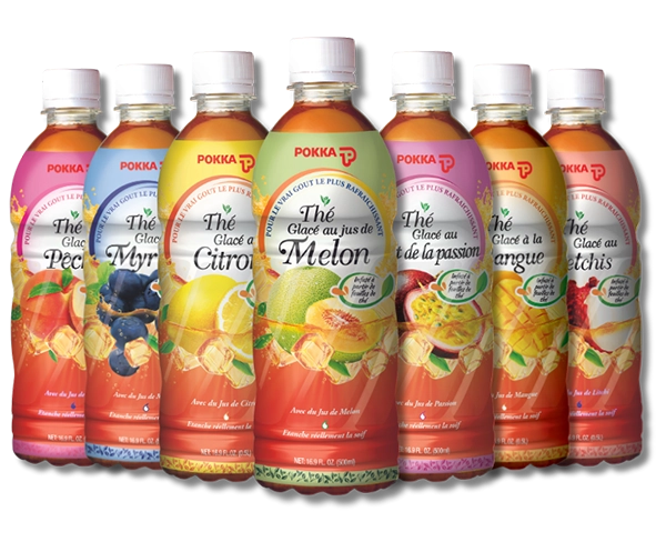 Collection de thés glacés POKKA